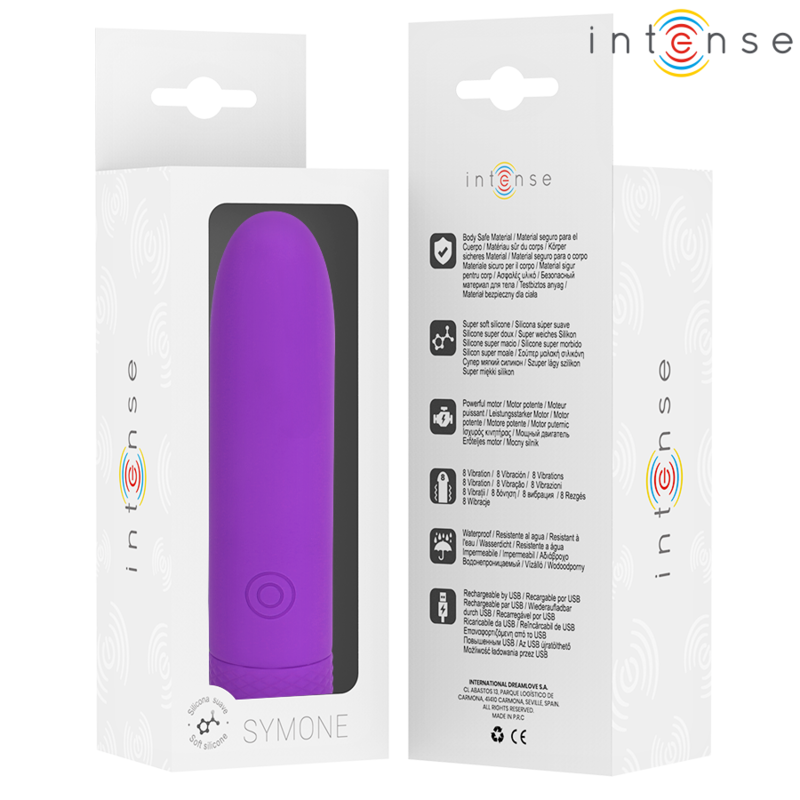 Intense – Symone Usb Wiederaufladbarer Vibrierender Bullet 8 Vibrat...