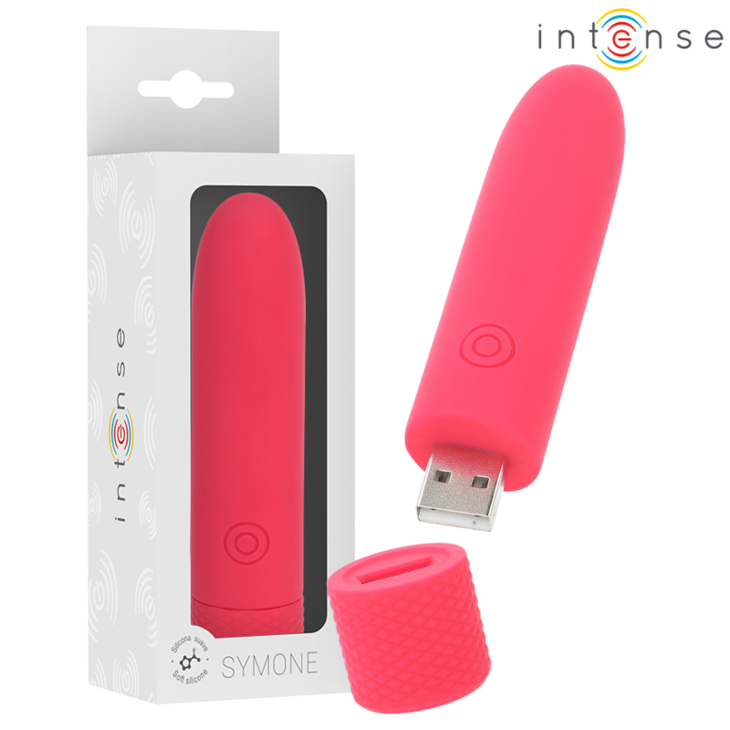 Intense – Symone Usb Wiederaufladbarer Vibrierender Bullet 8 Vibrat...