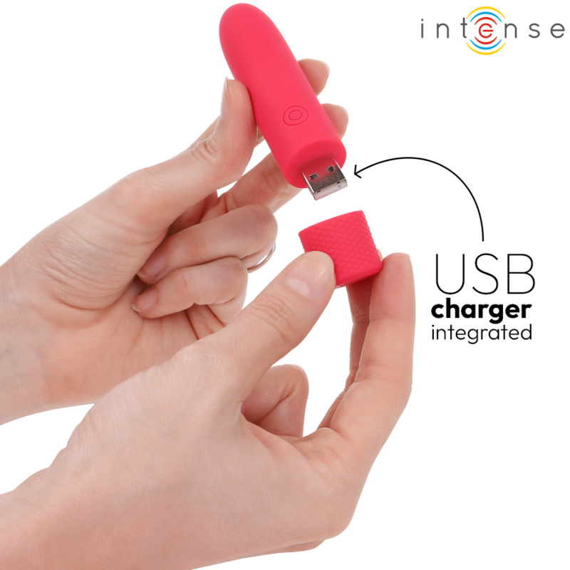 Intense – Symone Usb Wiederaufladbarer Vibrierender Bullet 8 Vibrat...