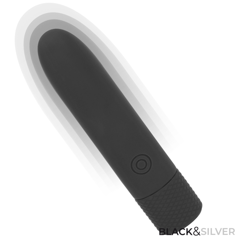 Black & Silver – Geri Usb Wiederaufladbarer Vibrierender Bullet 8 V...