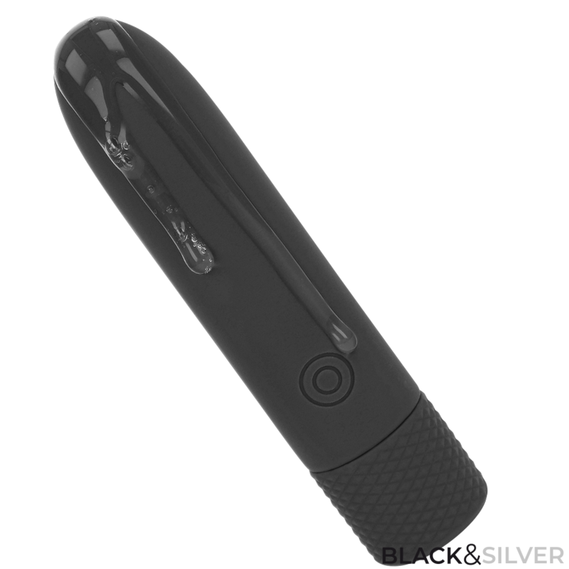 Black & Silver – Geri Usb Wiederaufladbarer Vibrierender Bullet 8 V...
