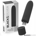 Black & Silver – Geri Usb Wiederaufladbarer Vibrierender Bullet 8 V...