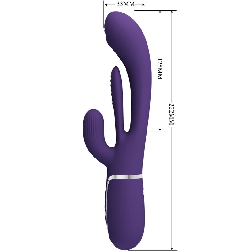 Pretty Love – Shania Triple Rabbit Vibrator Multifunktions-Lila