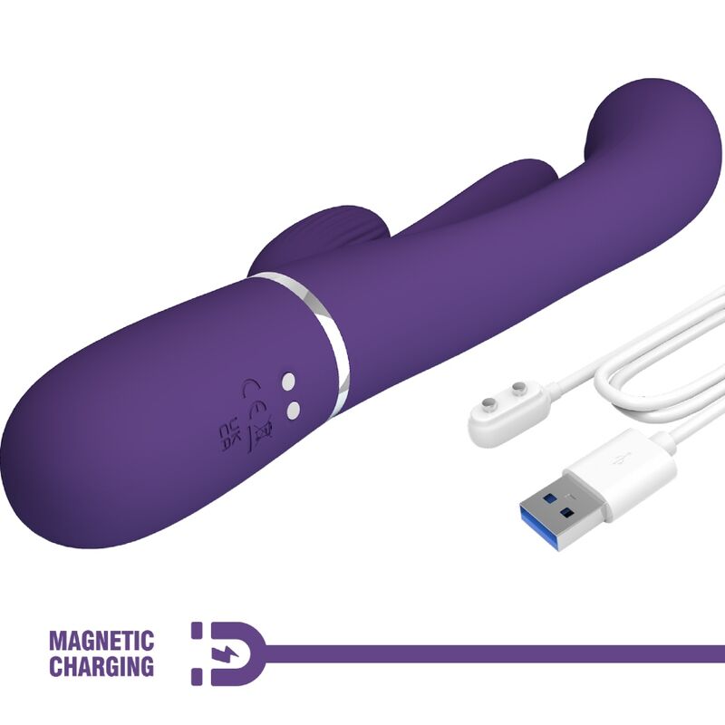 Pretty Love – Shania Triple Rabbit Vibrator Multifunktions-Lila