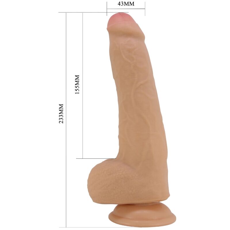 Pretty Love – Draco Realistischer Dildo 23 Cm Fleisch