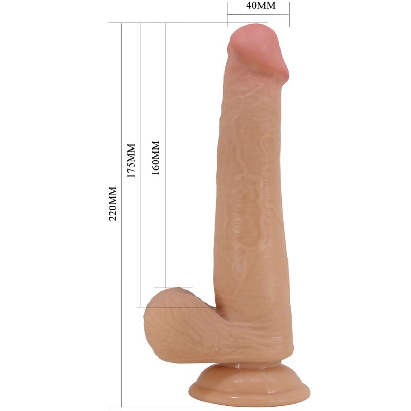 Pretty Love – Grosser Realistischer Dildo 22 Cm Fleisch