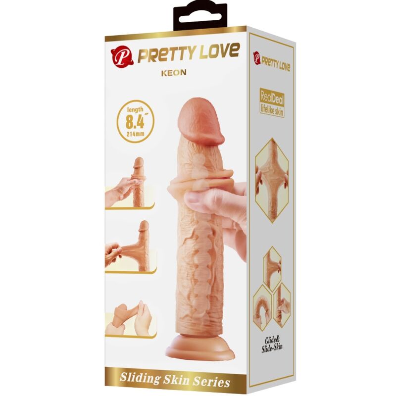 Pretty Love – Keon Realistischer Dildo 21 Cm Fleisch