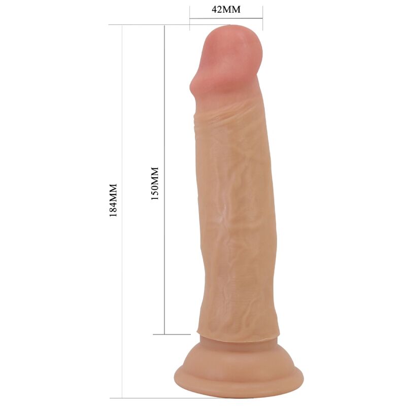 Pretty Love – Quentin Realistischer Dildo 18 Cm Fleisch