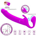 Pretty Love – Zanini Strapless Strap-On 10 Vibrationen Lila