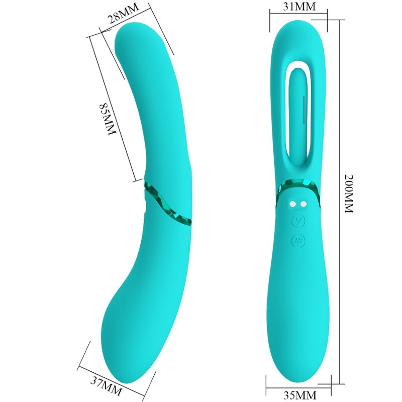 Romance Lexie G-spot Vibrator 7 Vibrationen Blau