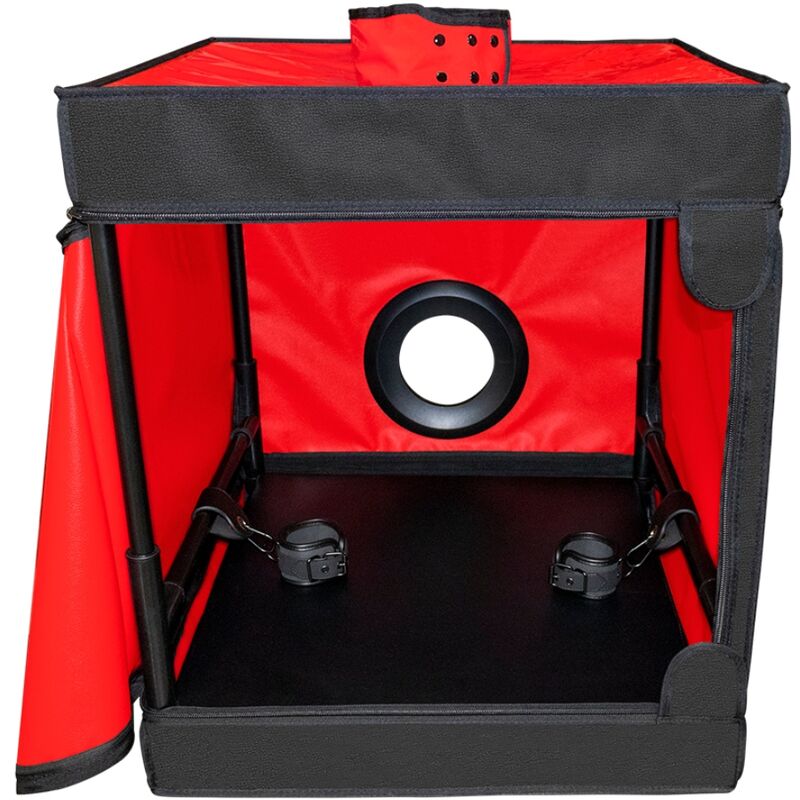 Secret Dome Kink Club Cabina Bukkake – Schwarz & Rot