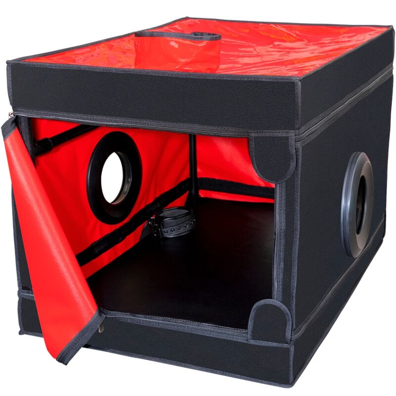 Secret Dome Kink Club La Niche – BDSM-Kabine schwarz/rot