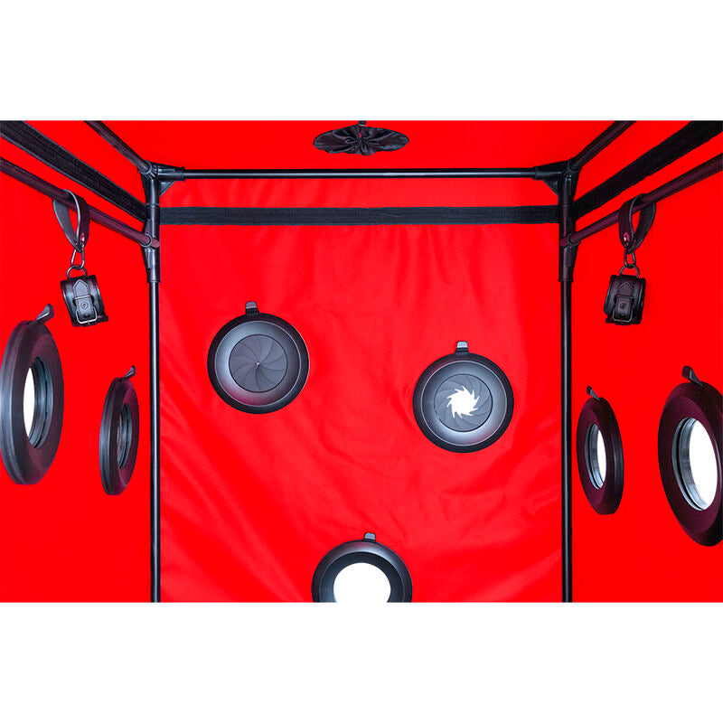 Secret Dome Kink Club Cabin Scandale – Schwarz & Rot