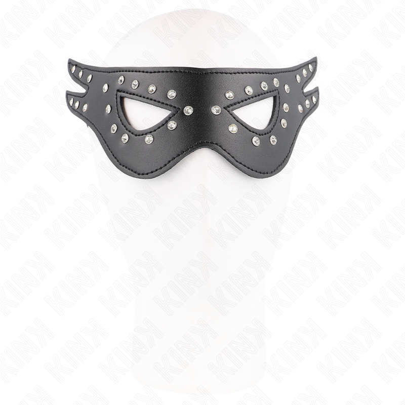 Kink – Sexy Kunstledermaske Modell 2 27 x 13 Cm