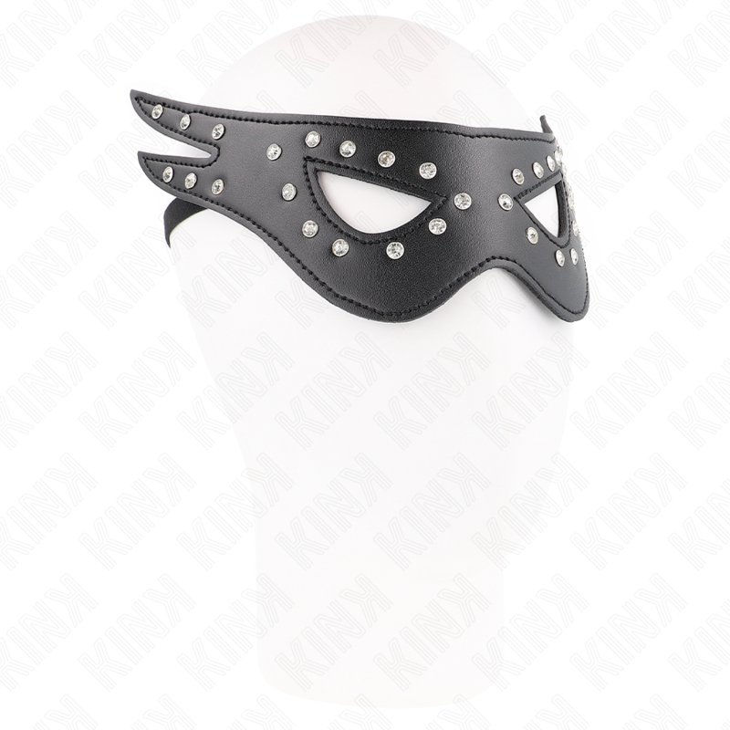 Kink – Sexy Kunstledermaske Modell 2 27 x 13 Cm