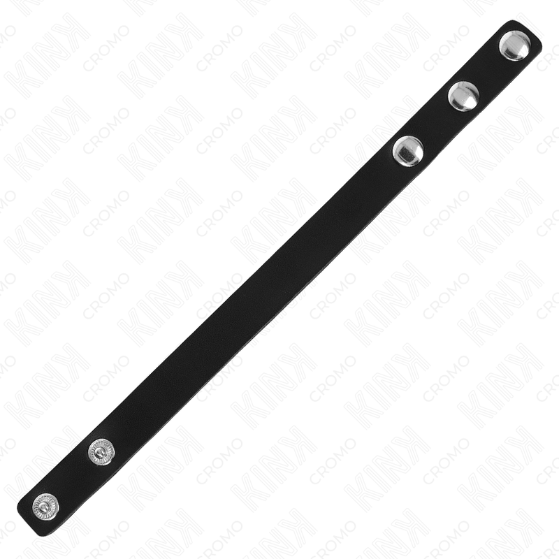 Kink Penisring aus Leder mit Druckverschluss 21,5 x 1,5 cm