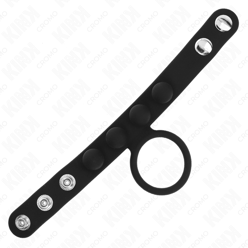 Kink Leder Penisring 3,5 cm mit Druckverschluss 23 x 2 cm