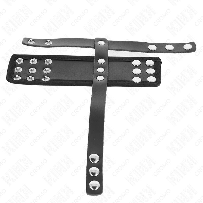 Kink Peniskäfigring aus Leder mit Verstellbarem Beschichtetem