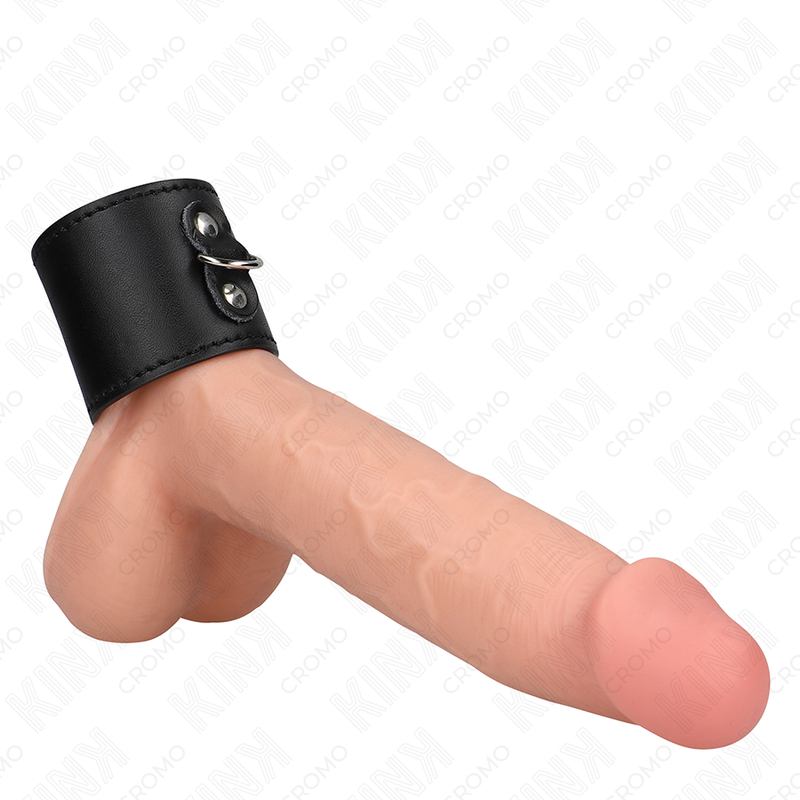 Kink Leder Penisring mit Druckverschluss 18 x 5 cm