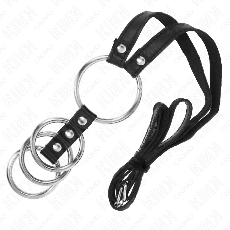 Kink 4 Verbundene Penisringe aus Metall 3,8 cm bis 5 cm mit