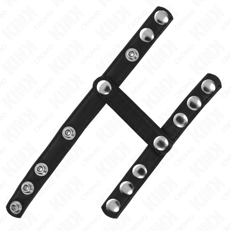 Kink Penisring mit 3 Verstellbaren Ballsplitterriemen