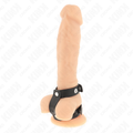 Kink Verstellbarer Doppelter Penisring aus Leder