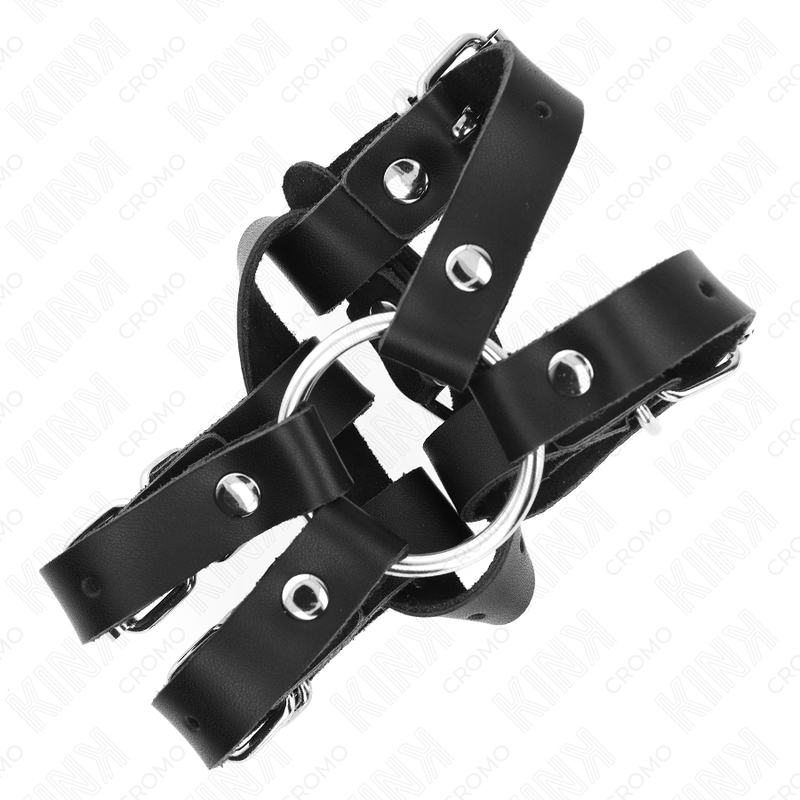 Kink Penisring mit Mehreren Verstellbaren Riemen
