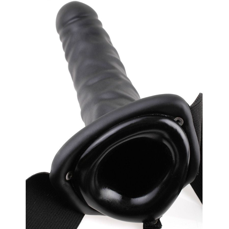Fetish Fantasy Series 19 cm Vibrierender Hohl-Strap-On Schwarz