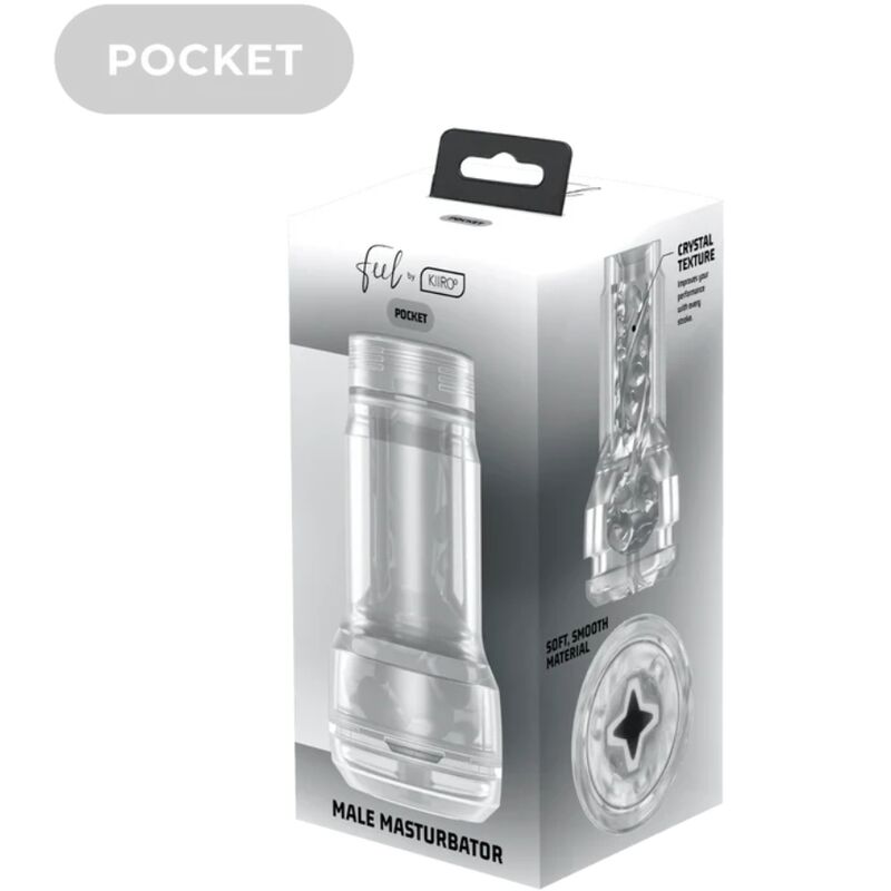 Kiiroo Feel Pocket Stroker Kristall von Kiiroo Transparent