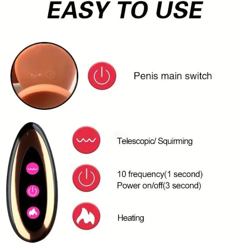 Armony – Wiederaufladbarer Vibrierender Realistischer Dildo