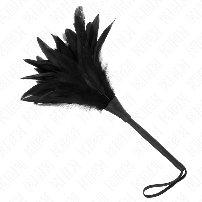 Kink – Black Maids Hornform Tickle Hühnerfedern 36 Cm