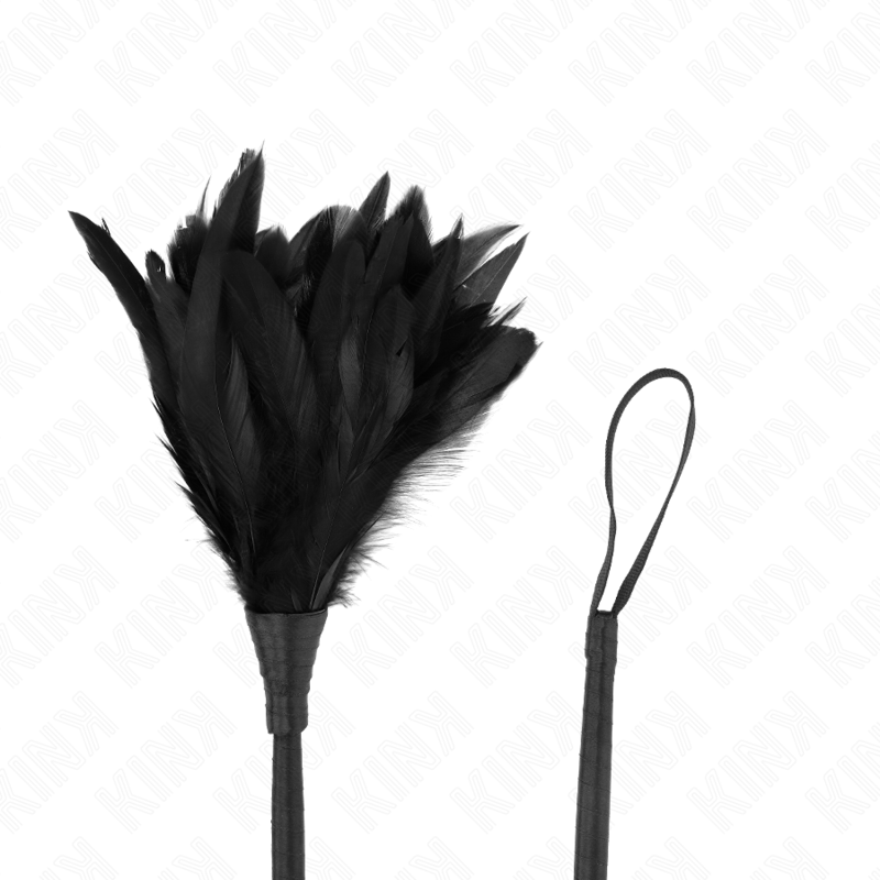 Kink – Black Maids Hornform Tickle Hühnerfedern 36 Cm