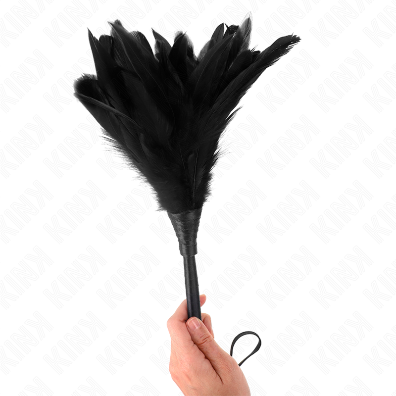 Kink – Black Maids Hornform Tickle Hühnerfedern 36 Cm