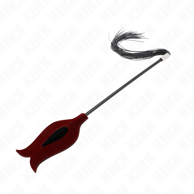 Kink – Rosenform Quastenpeitsche aus Silikon 45 Cm