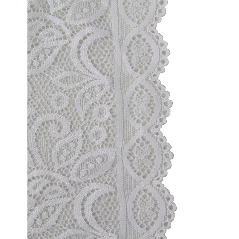 SUBBLIME - 953850 SPITZEN-BODYSUIT WEISS S/M