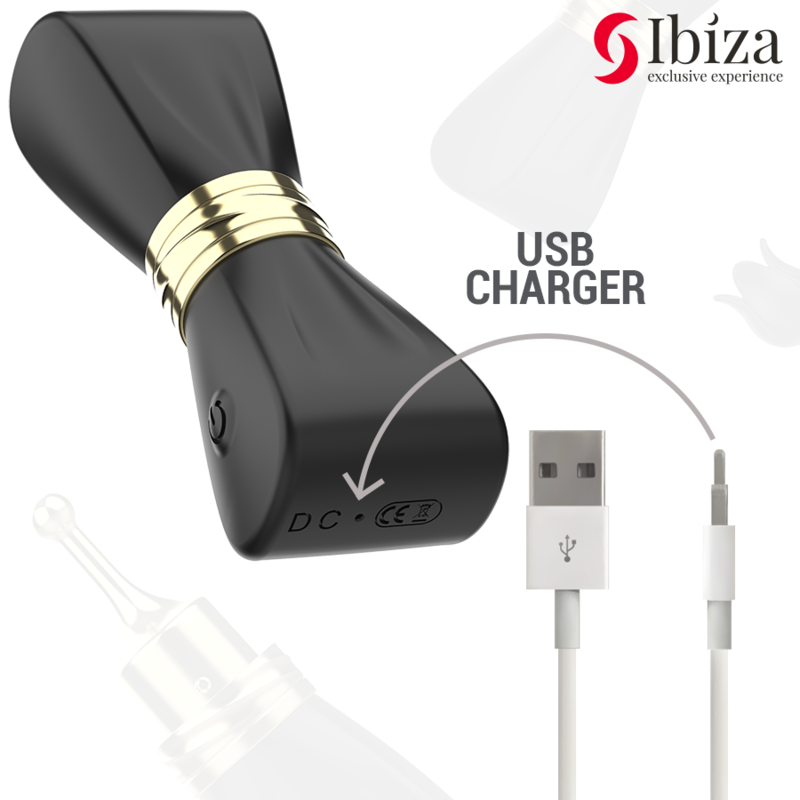 Ibiza Clit Stimulator 3 Köpfe Bogen
