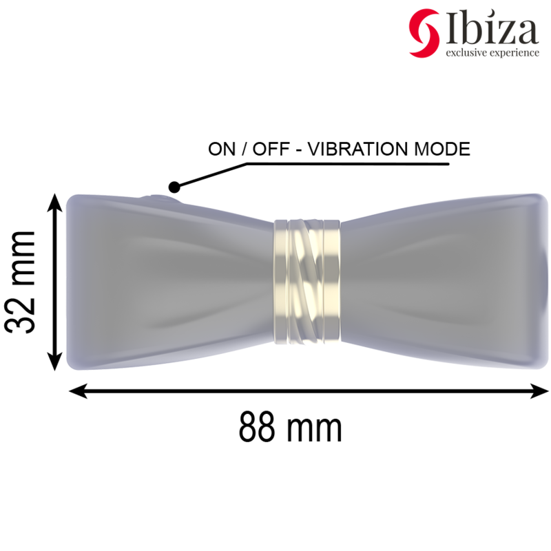 Ibiza Clit Stimulator 3 Köpfe Bogen
