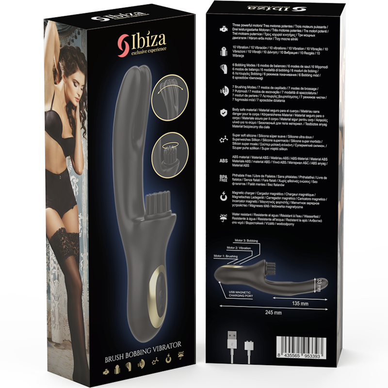 Ibiza Hi-tech Rabitt Brushing Mehrzellen-klitorial- und