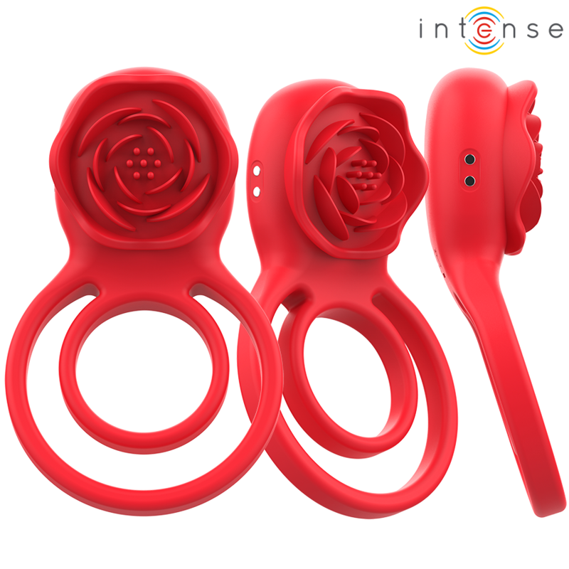 Intense Gail Stimulator Rose 10 Vibrationen Rot Fernbedienung