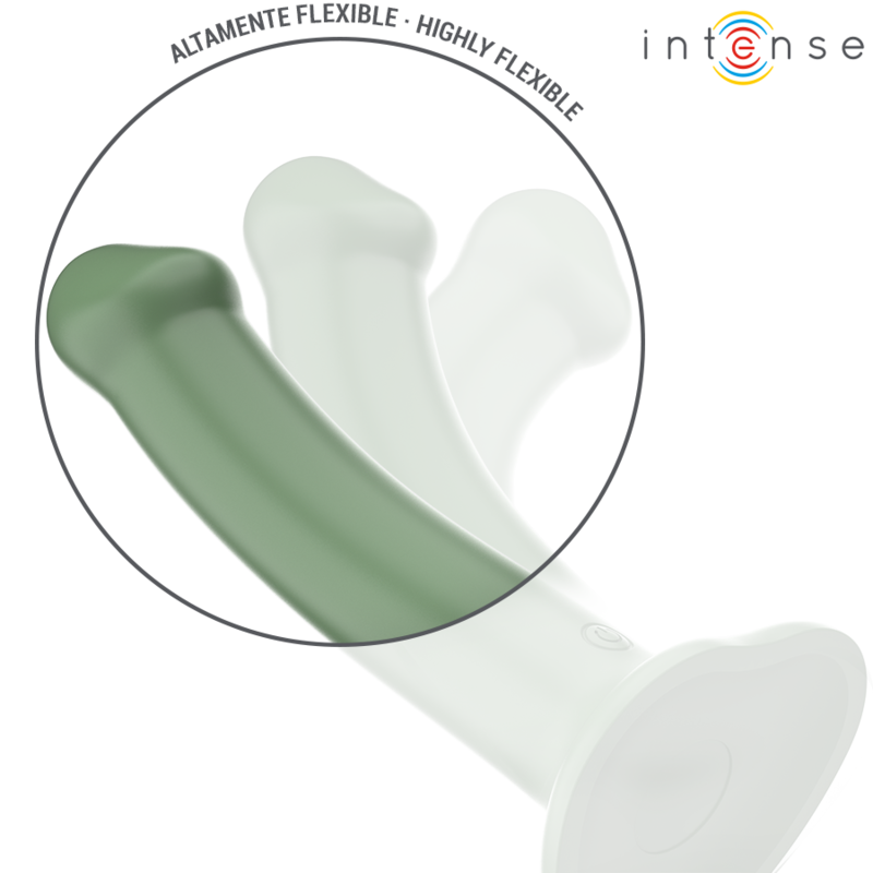 Intense Becca Vibrator mit Saugnapf 10 Vibrationen Grüne