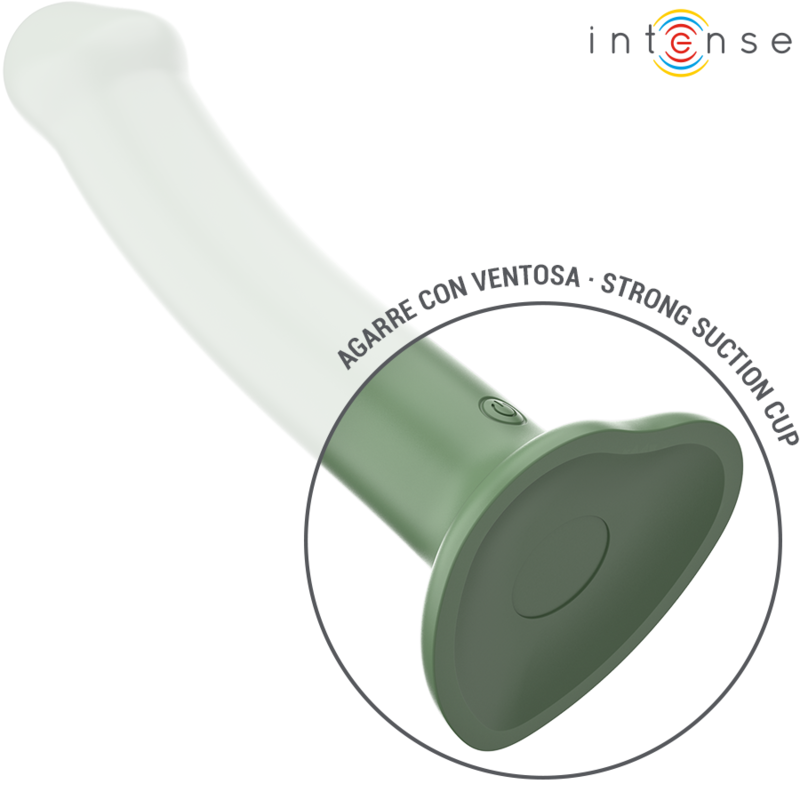 Intense Becca Vibrator mit Saugnapf 10 Vibrationen Grüne