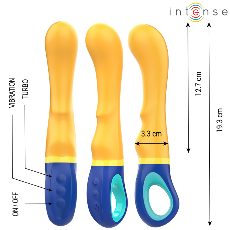 Intense Shaggy Gelber G-spot-vibrator