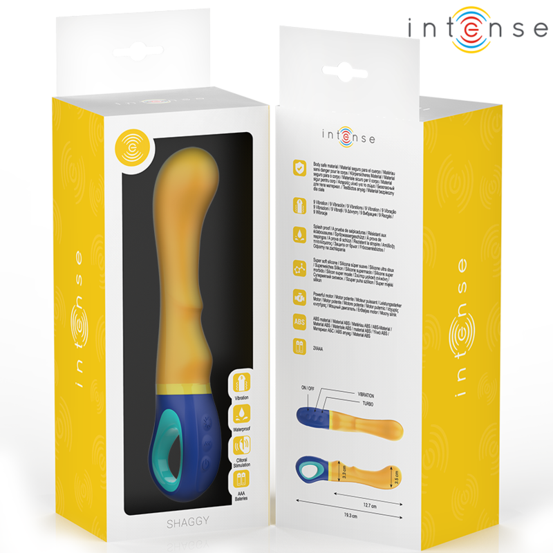 Intense Shaggy Gelber G-spot-vibrator