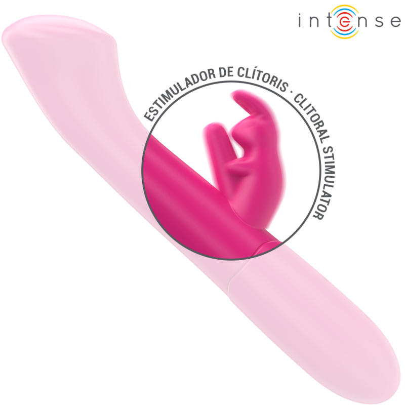 Intense Julieta Rabbit Vibrator 18,6 cm 10 Vibrationen Rosa