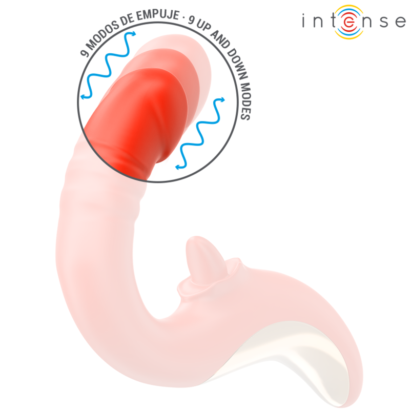 Intense Paulina Vibrator und Stimulator in U-form Rot