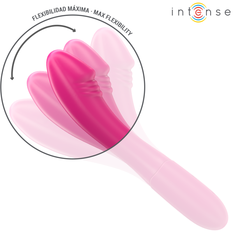 Intense Belinda Vibrator 19 cm Flexibel 10 Vibrationen Rosa