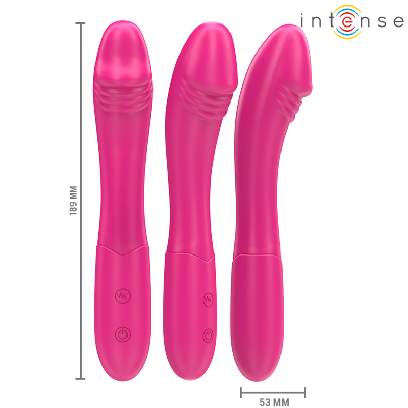 Intense Belinda Vibrator 19 cm Flexibel 10 Vibrationen Rosa