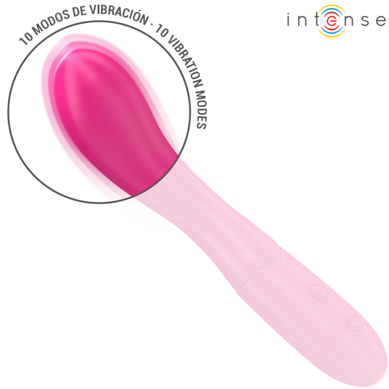 Intense Lisette Vibrator 19 cm Flexibel 10 Vibrationen Rosa