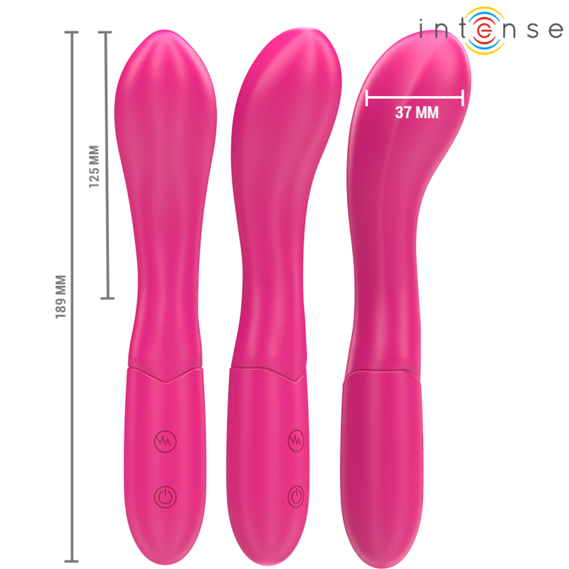 Intense Lisette Vibrator 19 cm Flexibel 10 Vibrationen Rosa