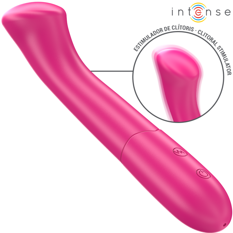 Intense Paty Vibrator 19 cm Flexibel 10 Vibrationen Modell 2 Rosa